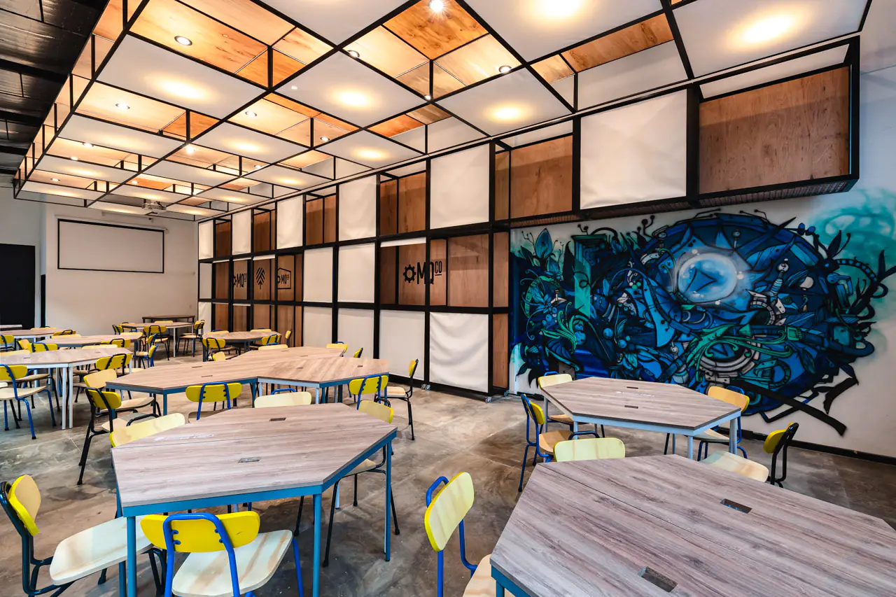 Innovation Lab main space at La Maquinita Co, Palermo Soho